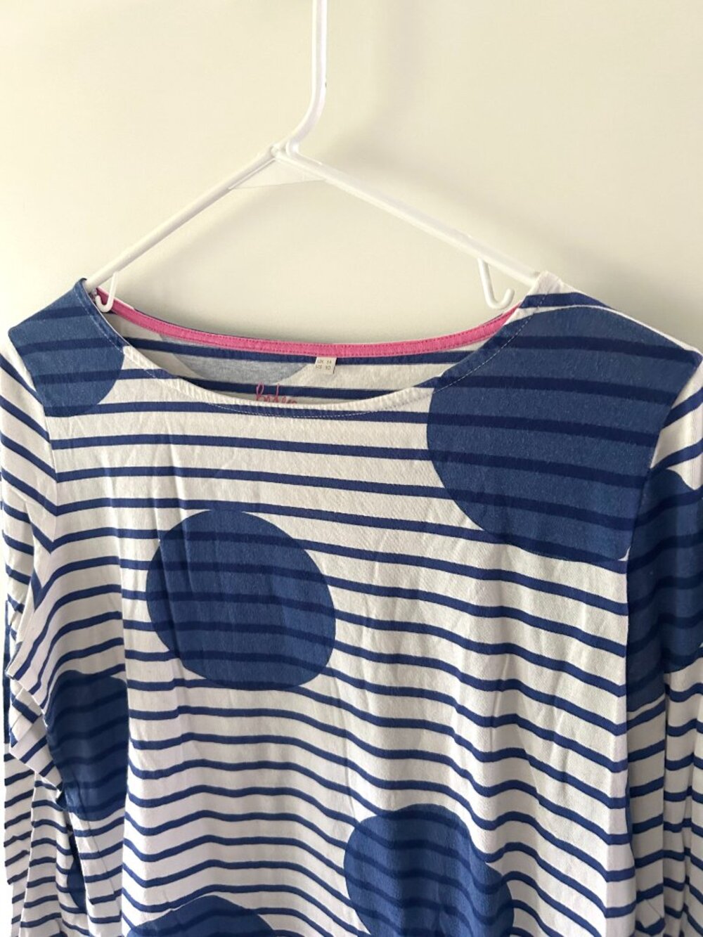 Boden Breton Striped Shirt with Polka Dots - Picture 3 of 5